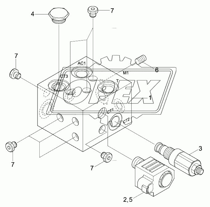 TRAVEL CONTROL VALVE