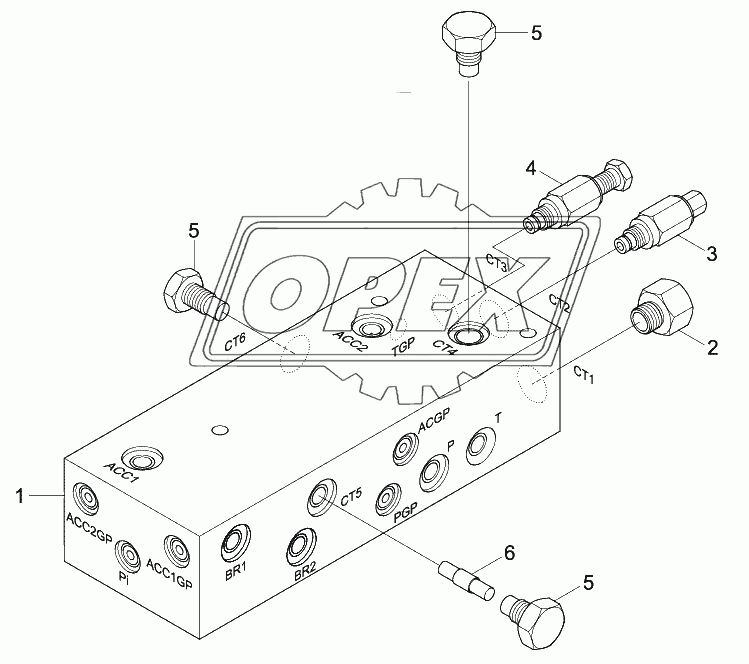 BRAKE SUPPLY VALVE