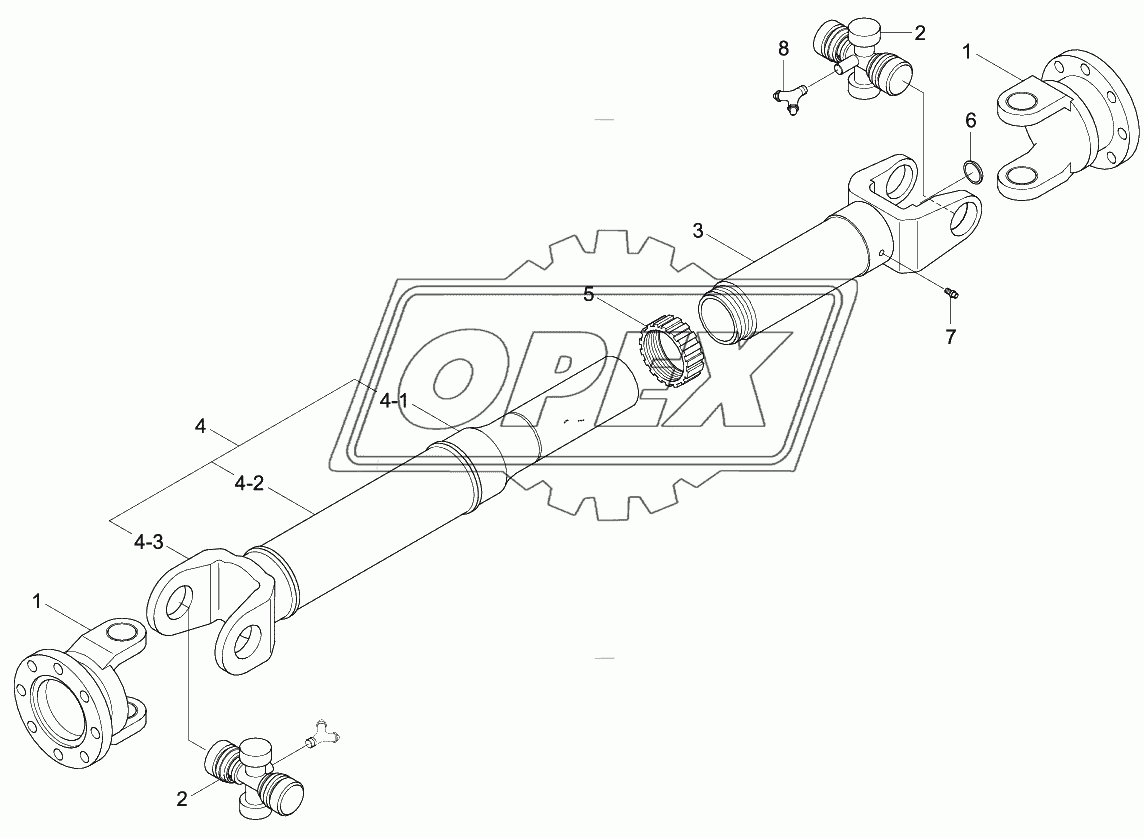 PROPELLER SHAFT (#0067-)