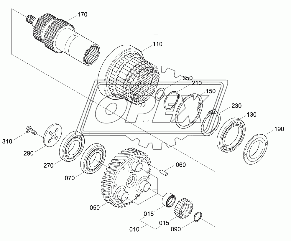 TRANSMISSION PLANETARY DRIVE