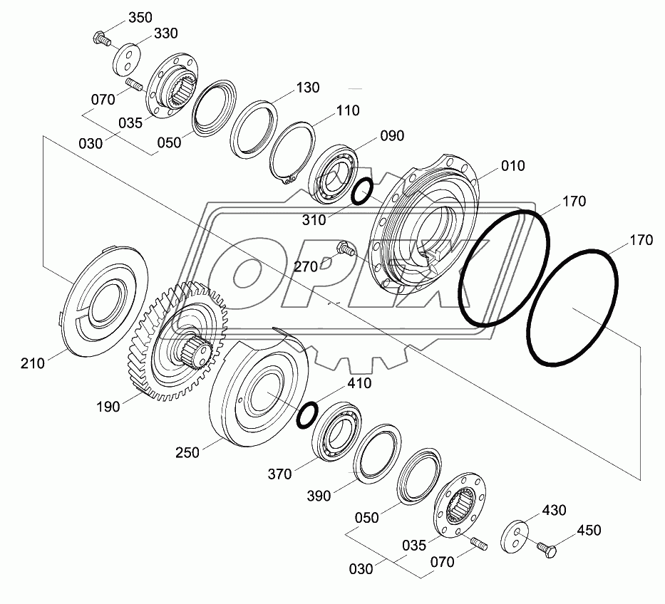 TRANSMISSION OUTPUT GROUP