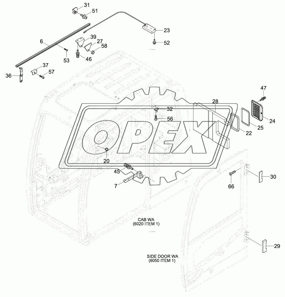 CAB ASSY (2/4)