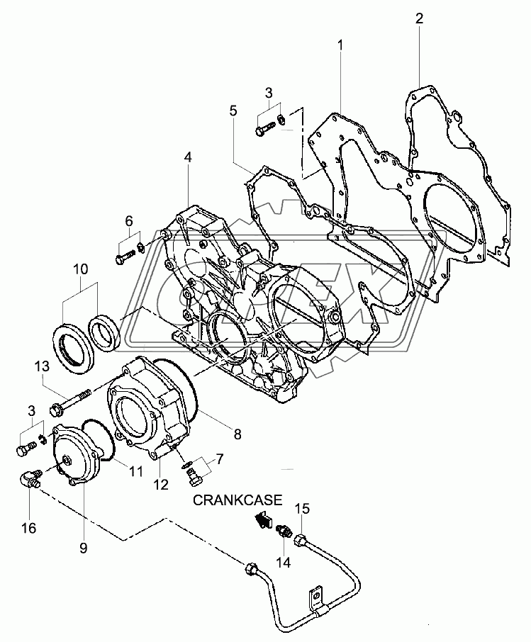 TIMING GEAR CASE