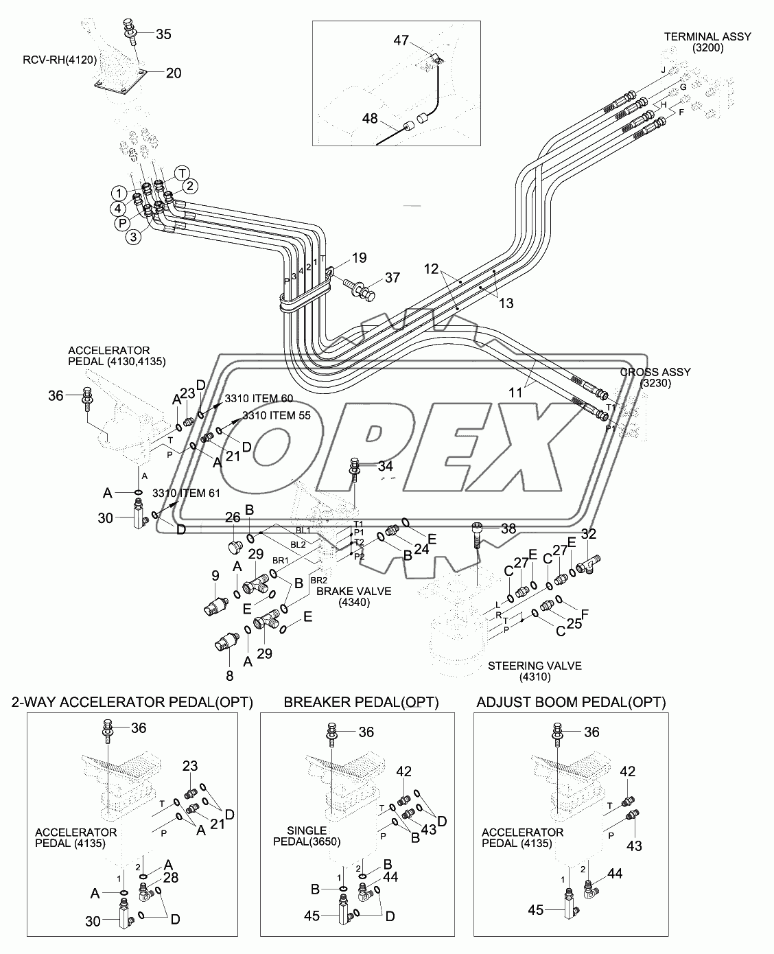 PILOT HYD PIPING (BOTTOM 2)