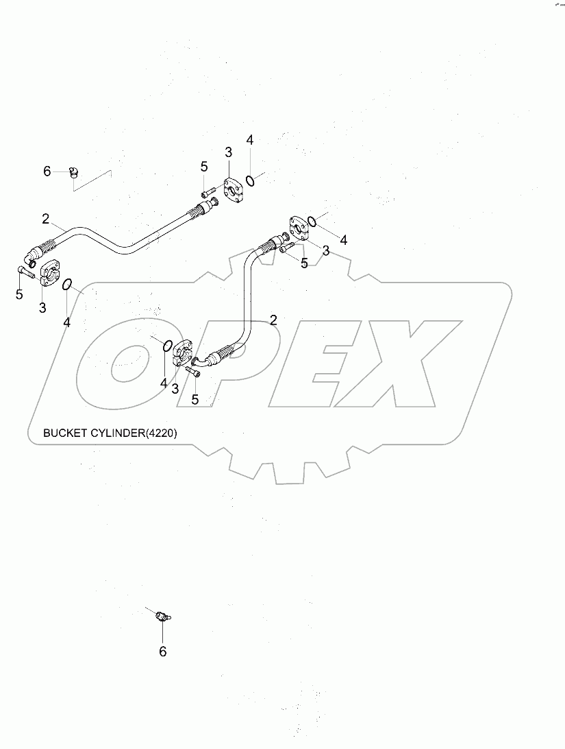 ARM HYD PIPING (AM 2.40M)
