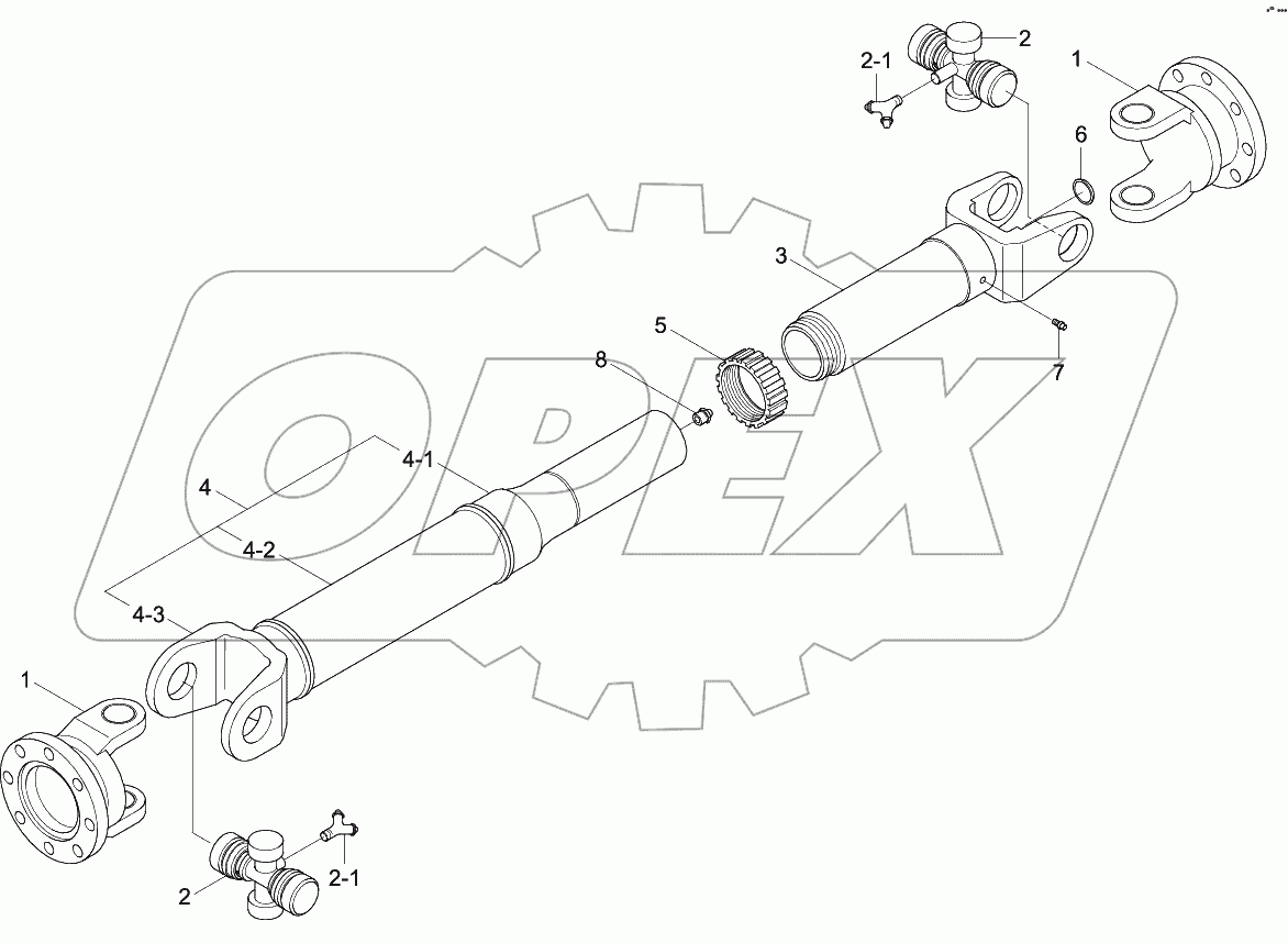 PROPELLER SHAFT (#0193-)