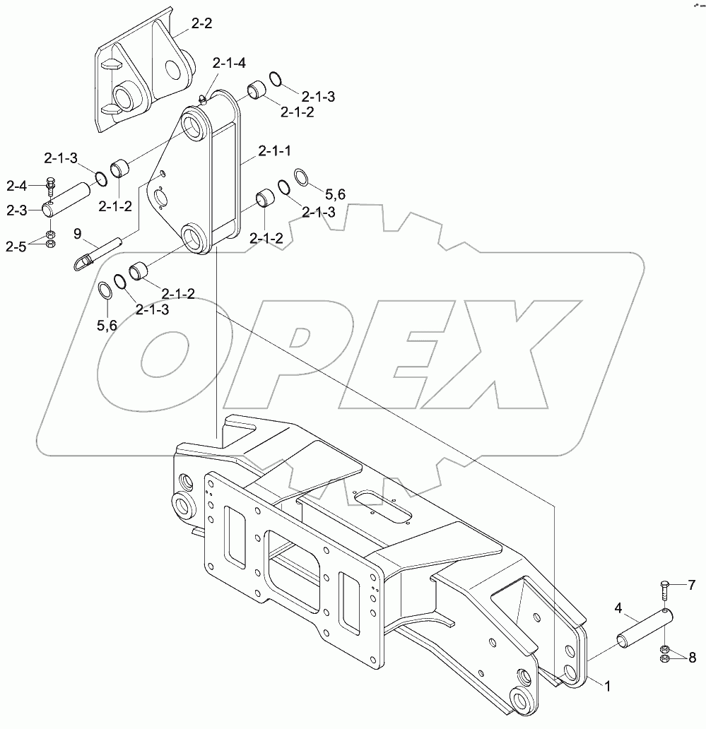 OUTRIGGER ASSY (REAR)