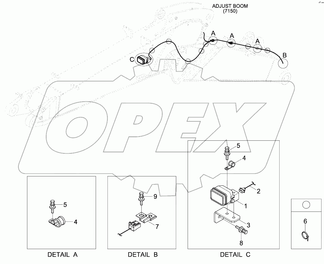 BOOM ELECTRIC (ADJUST BOOM, #0243-)