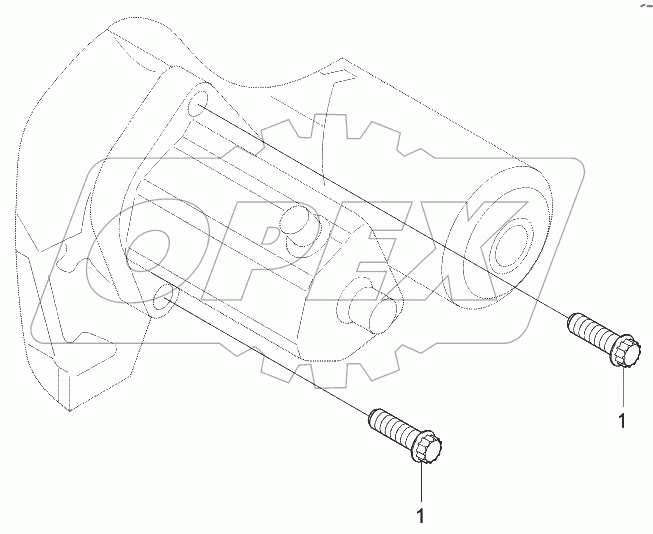STARTING MOTOR MOUNTING