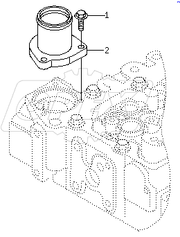 A560 WATER OUTLET CONNECTION