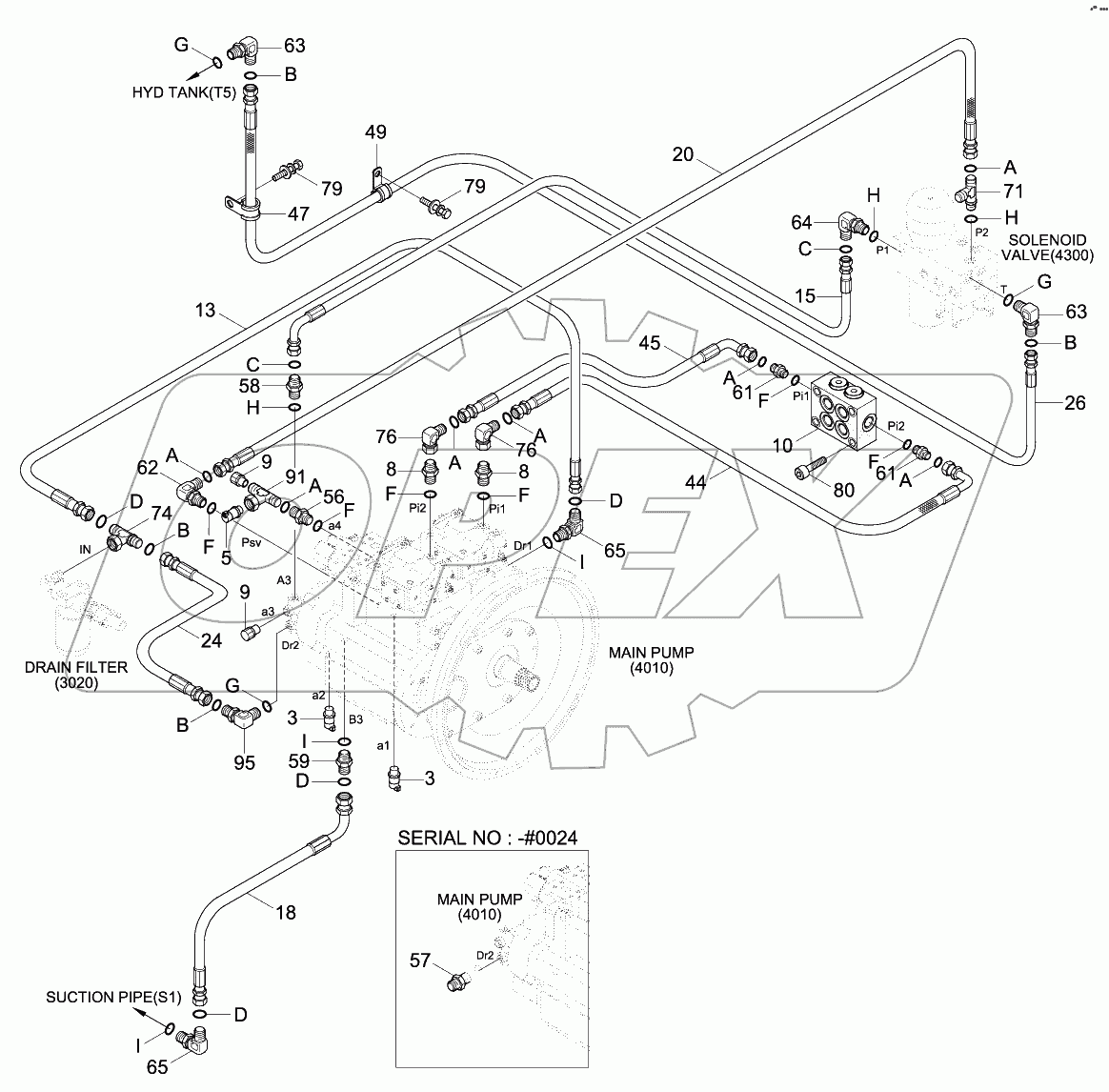 PILOT HYD PIPING (BASE 2)