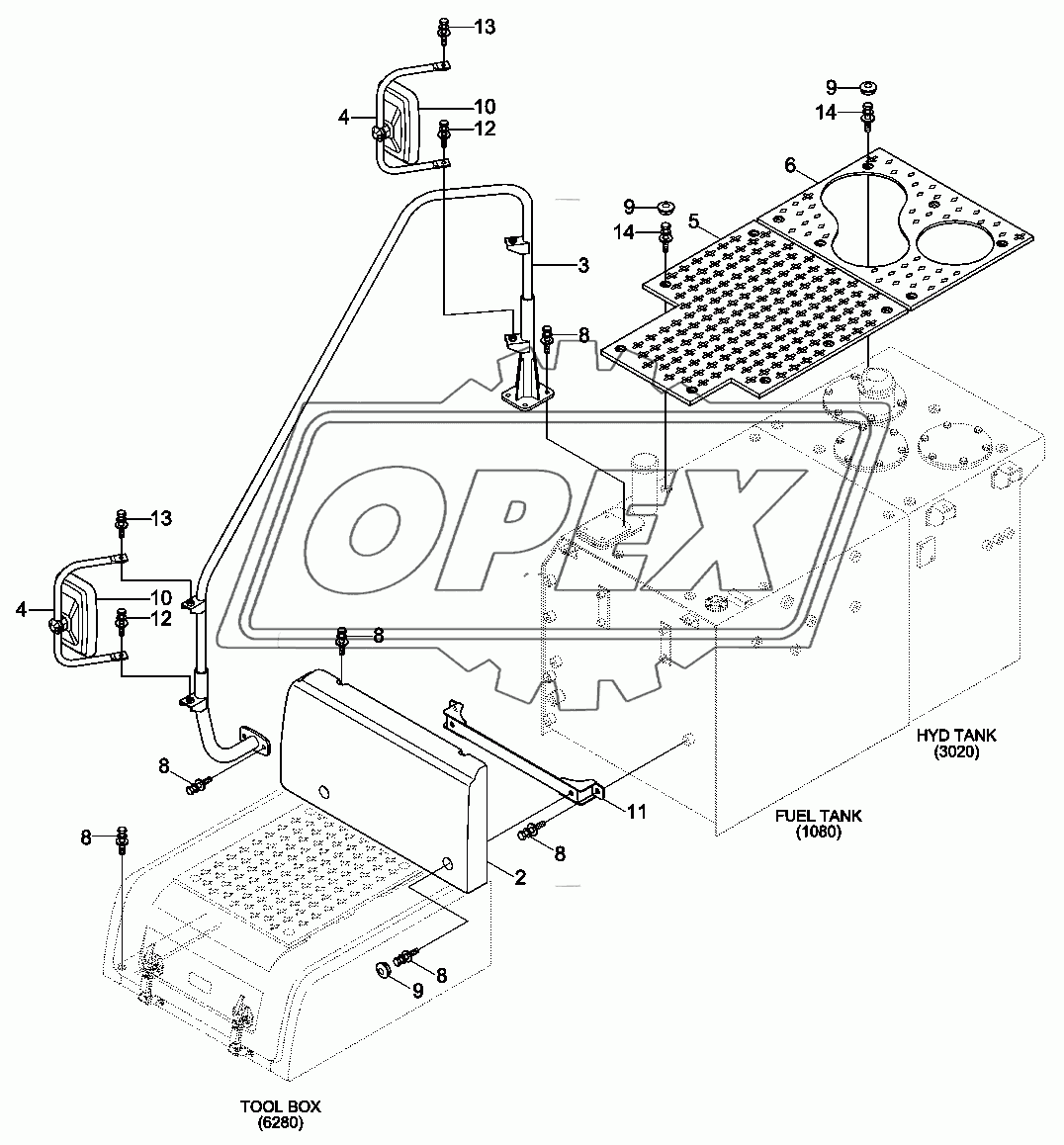 TOOL BOX MOUNTING