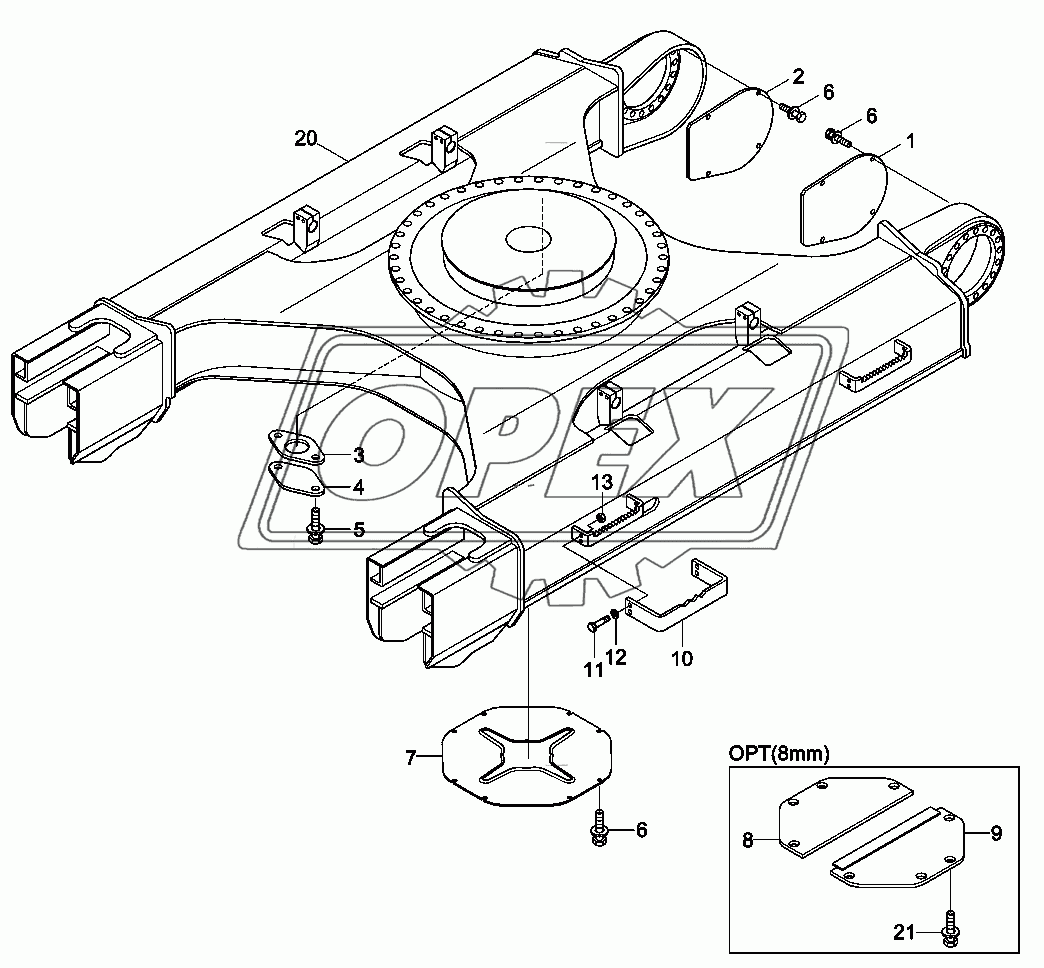 LOWER FRAME & COVER