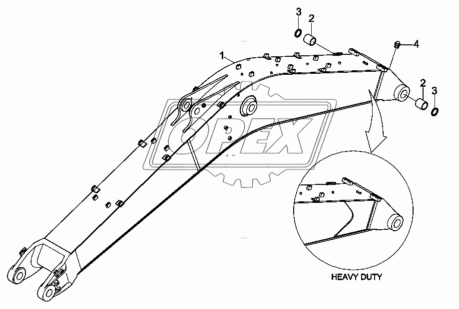 BOOM (6.45M, STD & H/DUTY)