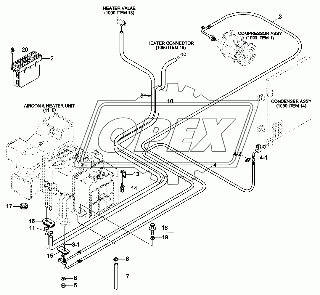 AIR CONDITIONER BOTTOM SUB