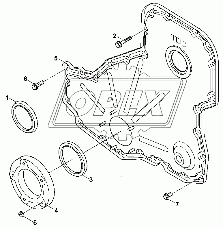 FRONT GEAR COVER