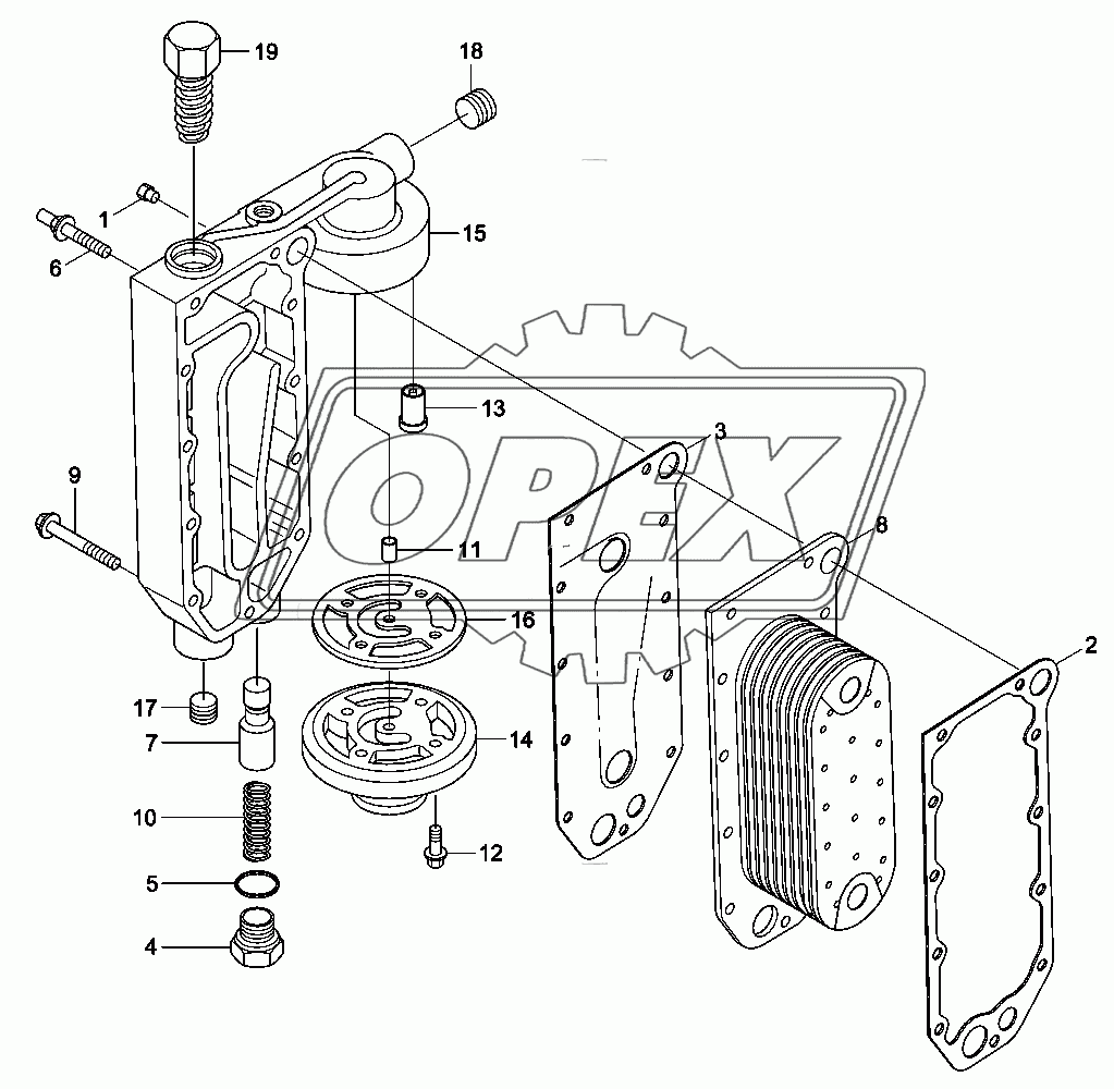 ENGINE OIL COOLER