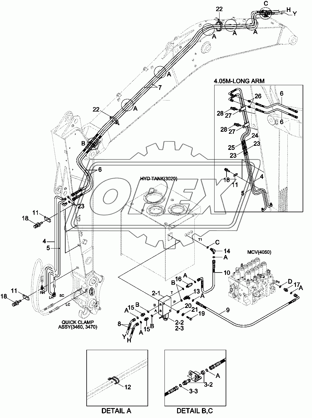 QUICK CLAMP HYD PIPING