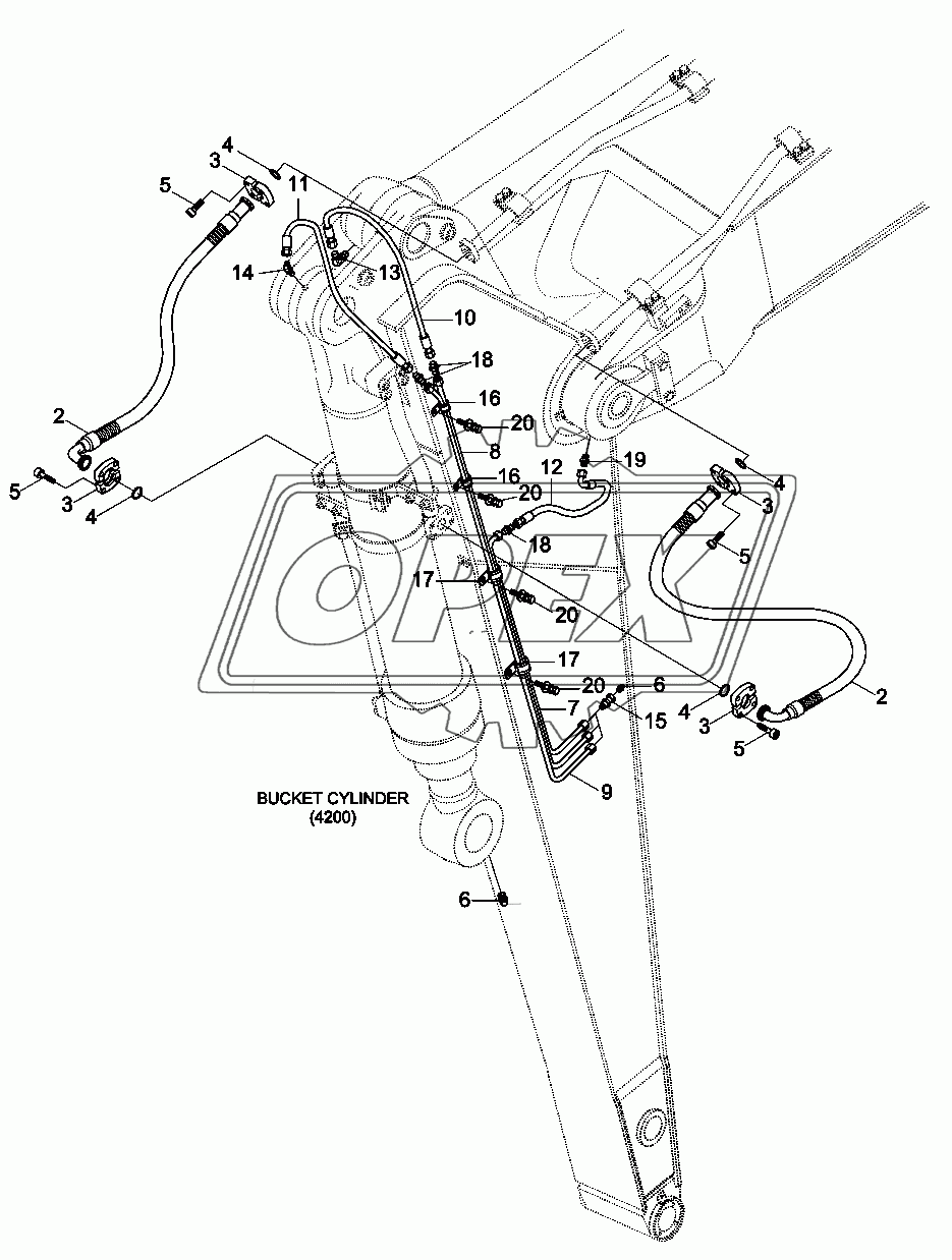 ARM HYDRAULIC PIPING (2.2M)