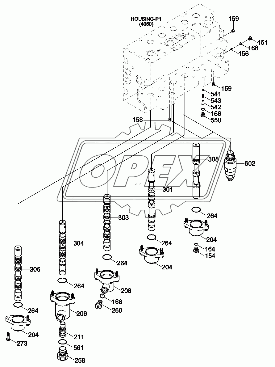 MAIN CONTROL VALVE (2/4)