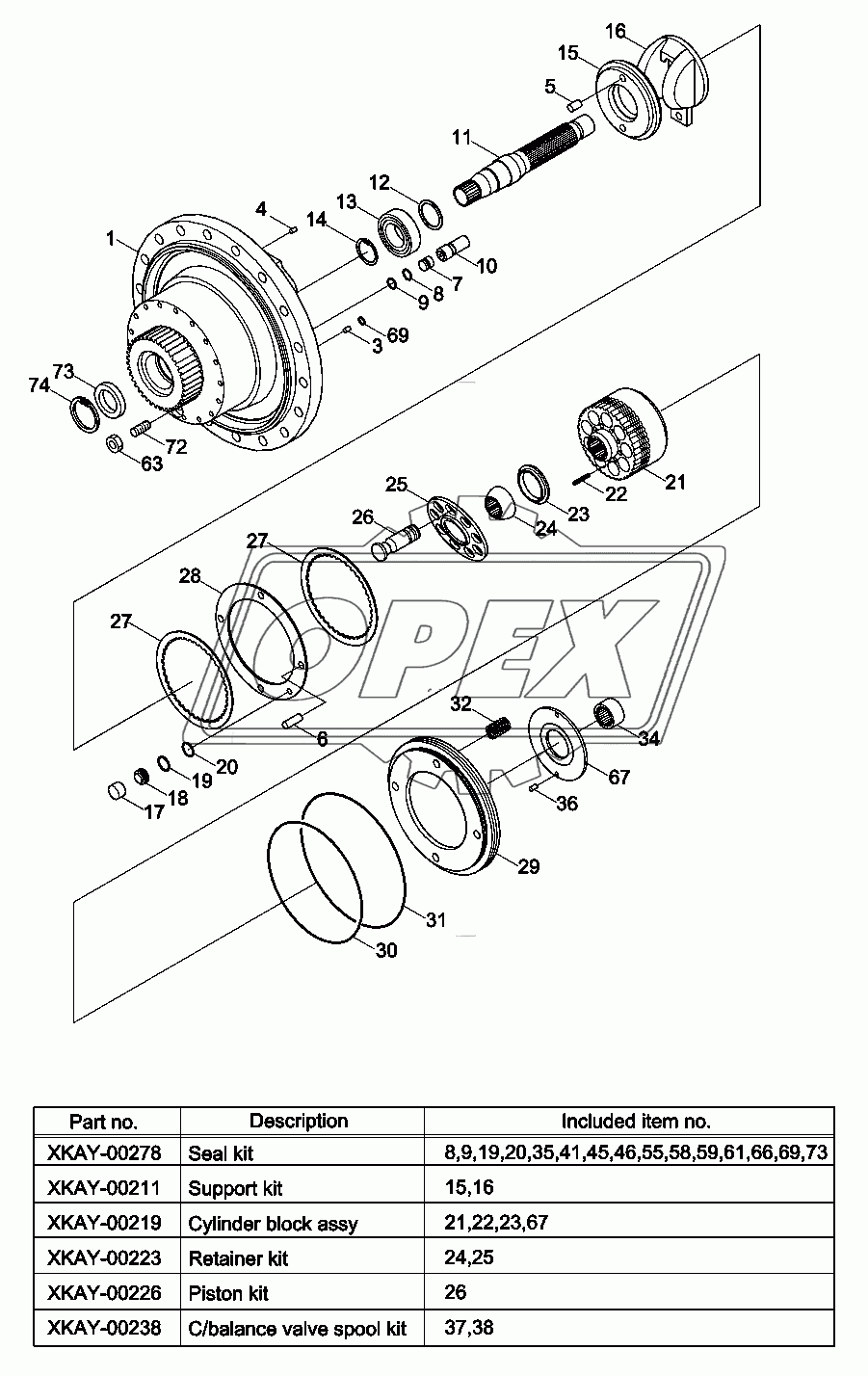 TRAVEL MOTOR (2/2)