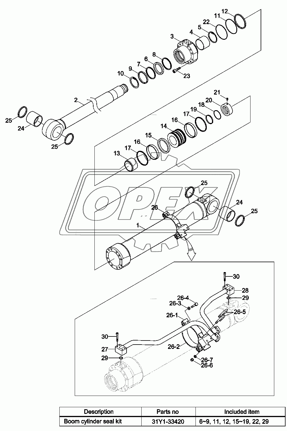 BOOM CYLINDER