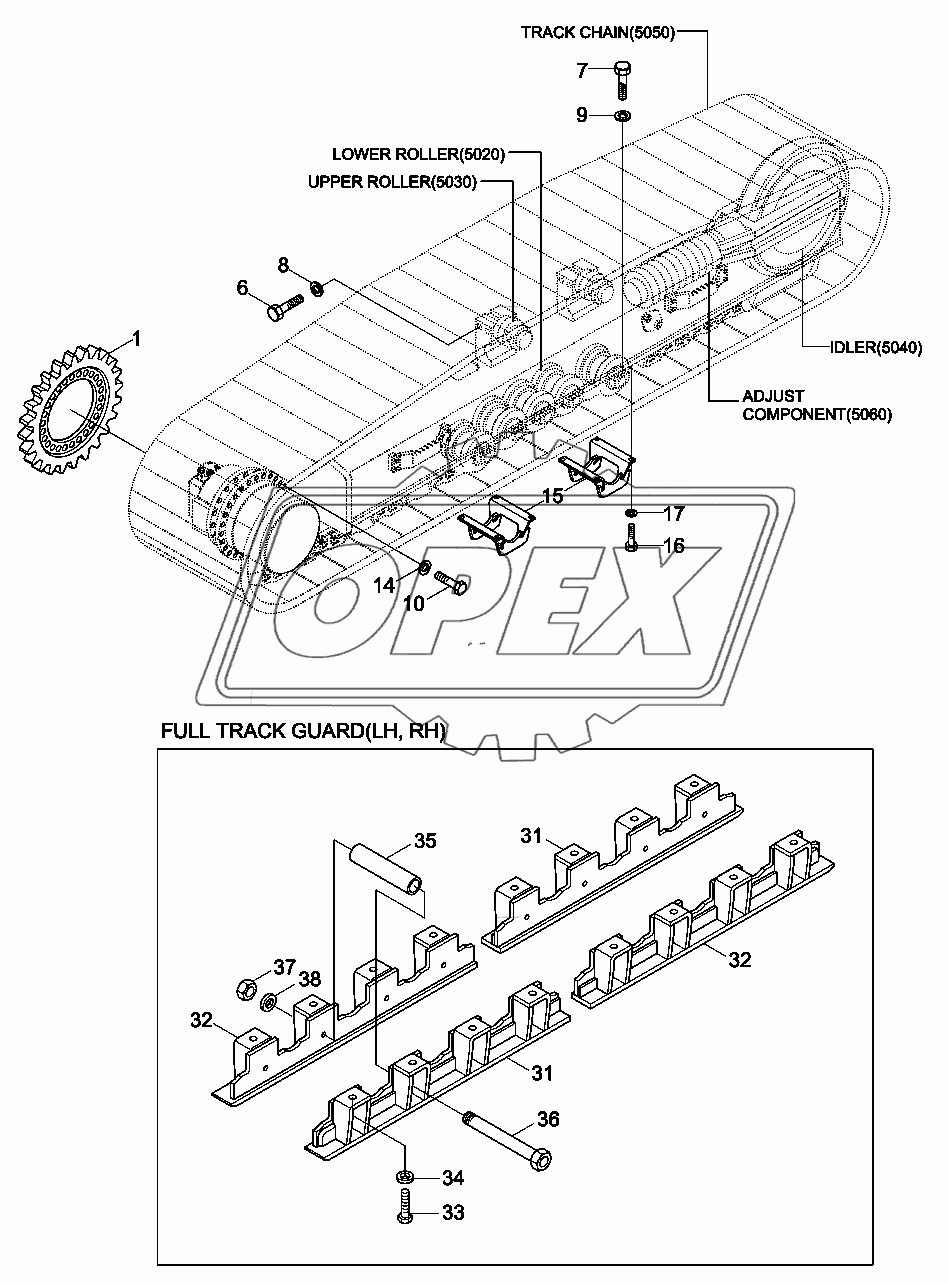 UNDERCARRIAGE MOUNTING