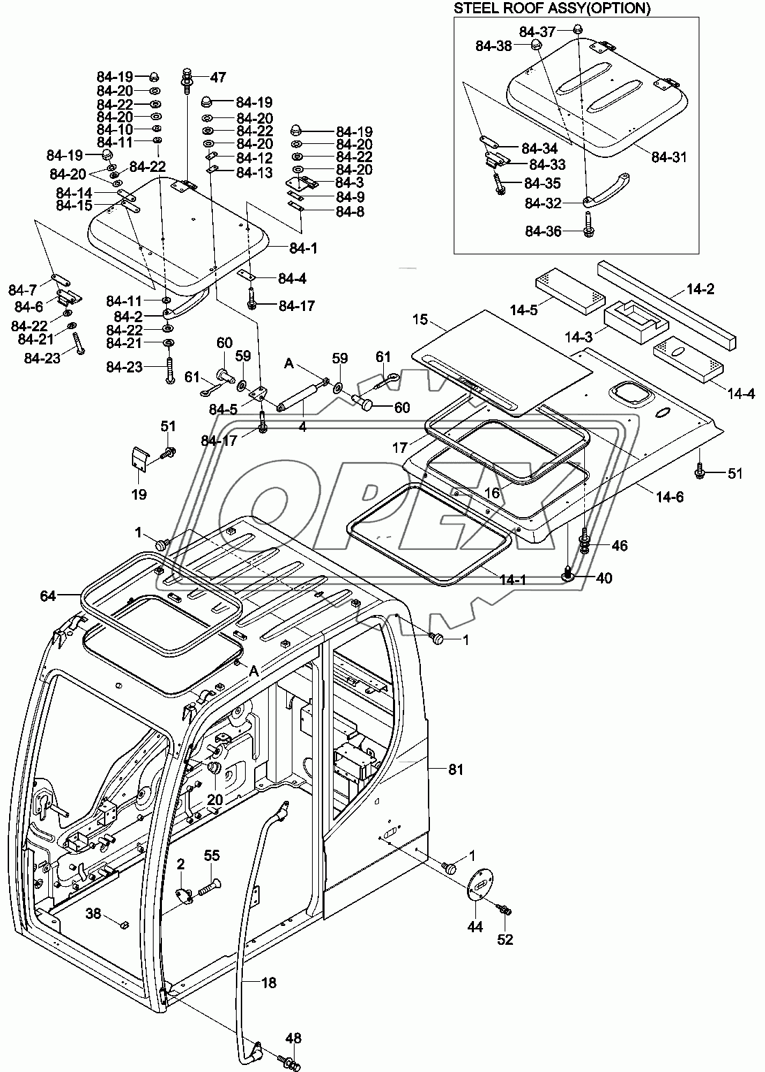 CAB ASSY (1/4)