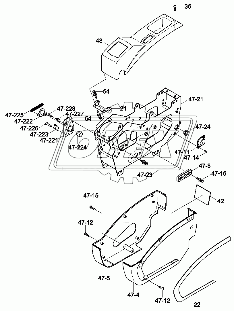 CONSOLE BOX (1/2, LH)