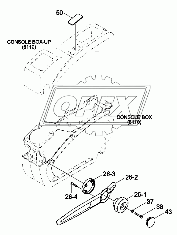 CONSOLE BOX (2/2, LH)