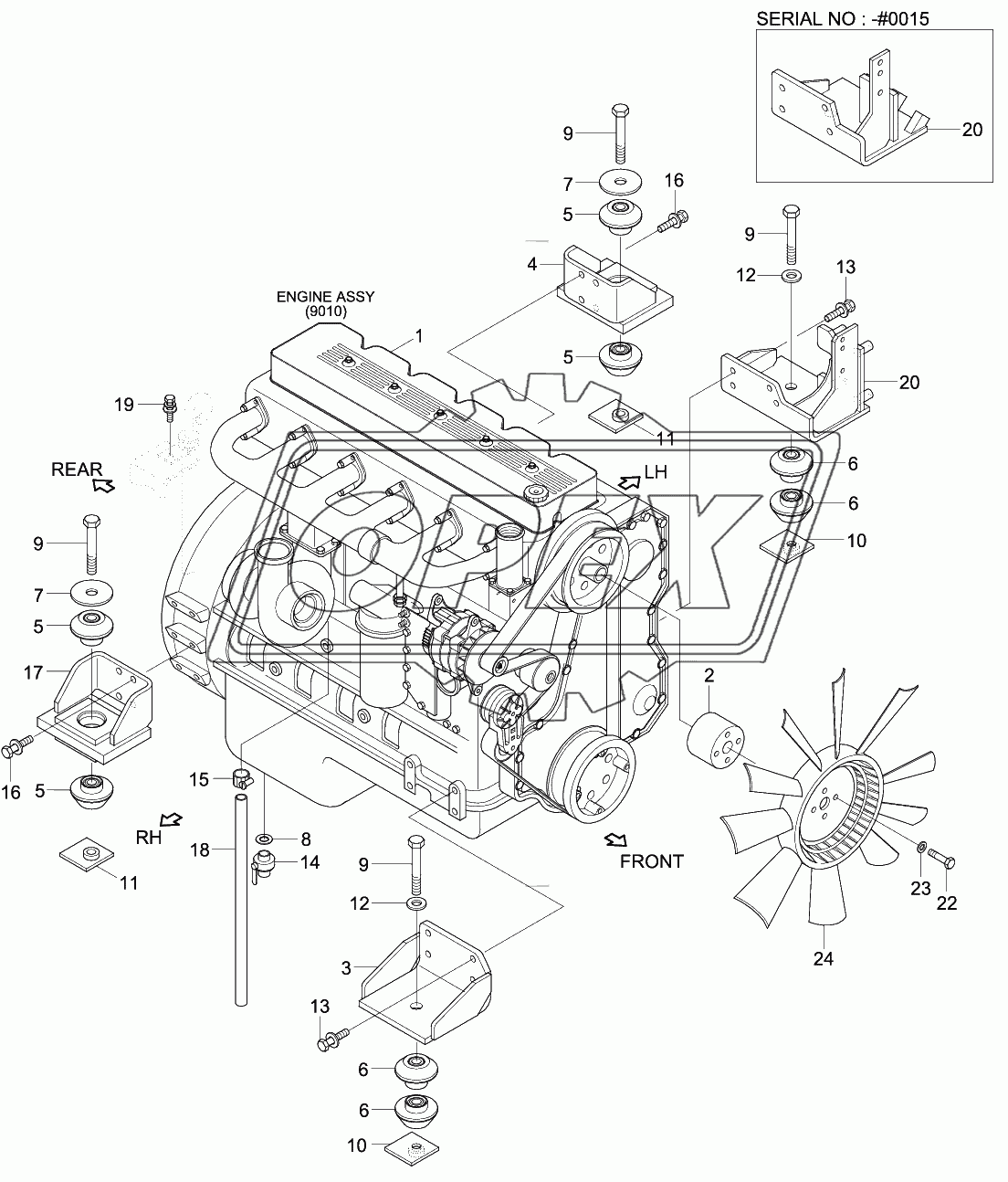 ENGINE MOUNTING