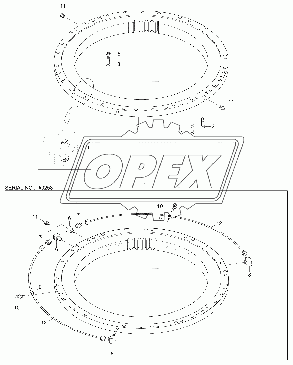 SWING RING GREASE LUB SYSTEM