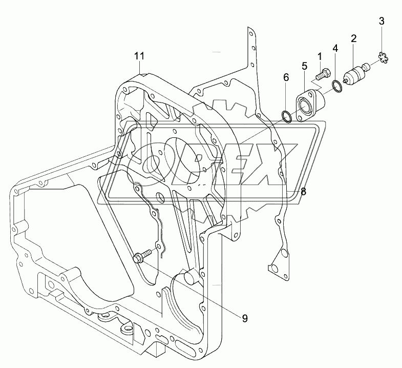 FRONT GEAR COVER