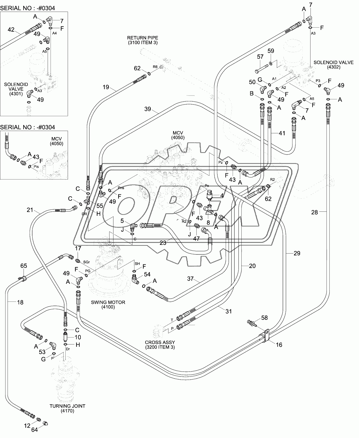 PILOT HYD PIP (BASE1,CLUSTER TY1,MCV TY1)