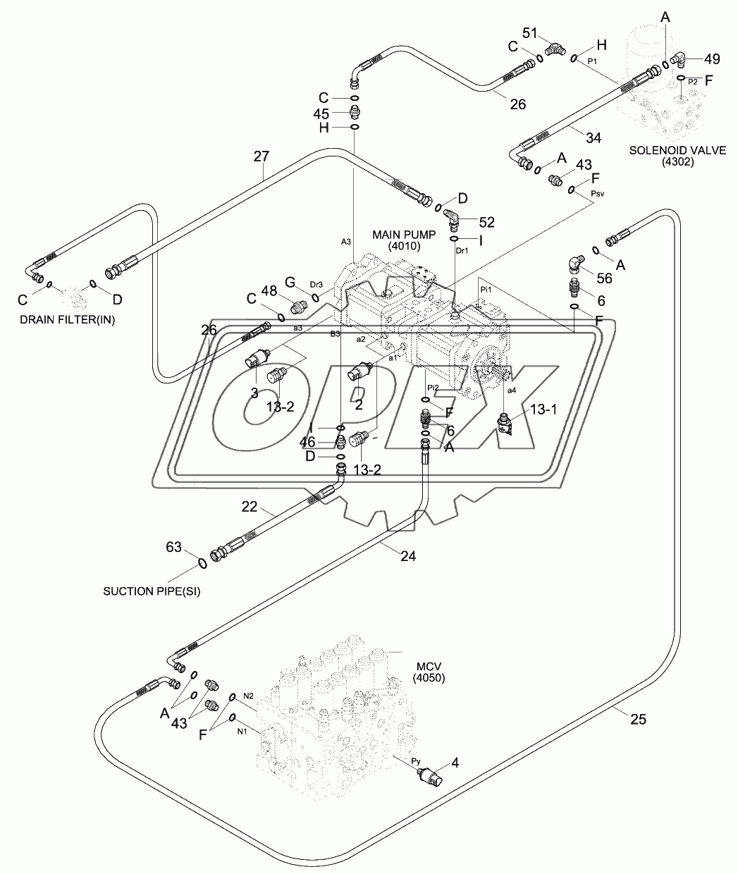 PILOT HYD PIP (BASE2,CLUSTER TY2,MCV TY1)