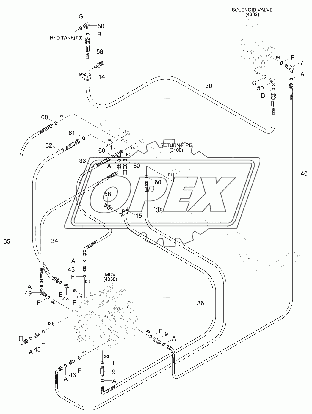 PILOT HYD PIP (BASE3,CLUSTER TY2,MCV TY1)