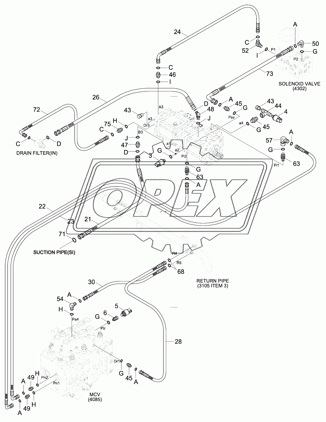 PILOT HYD PIP (BASE2,CLUSTER TY1,MCV TY2)