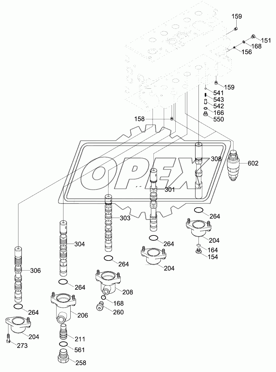 MAIN CONTROL VALVE (2/4)