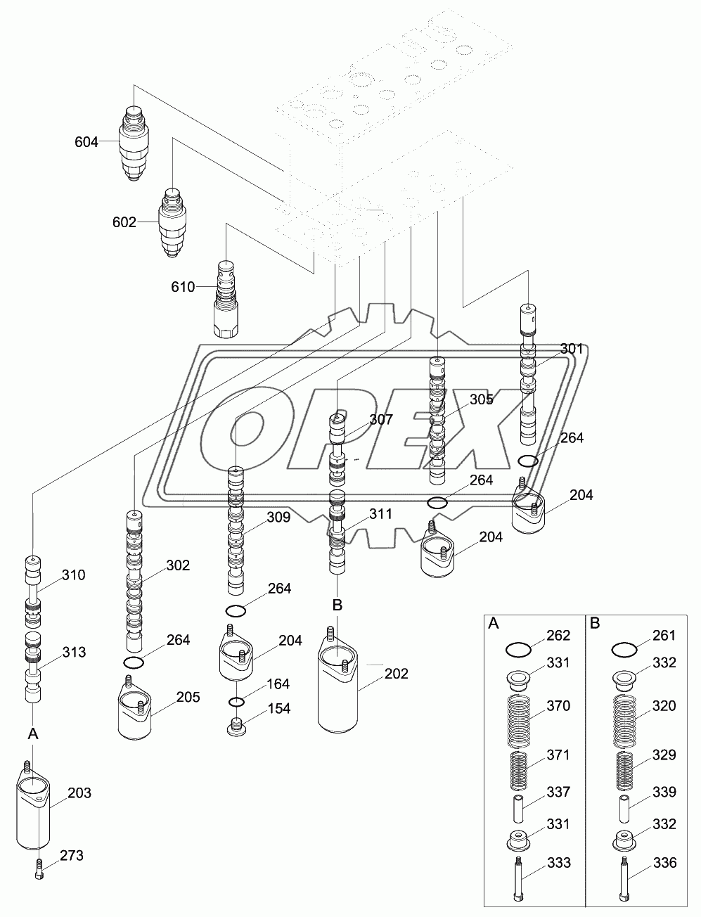 MAIN CONTROL VALVE (4/4)