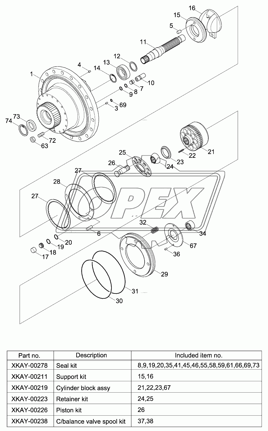TRAVEL MOTOR (2/2)