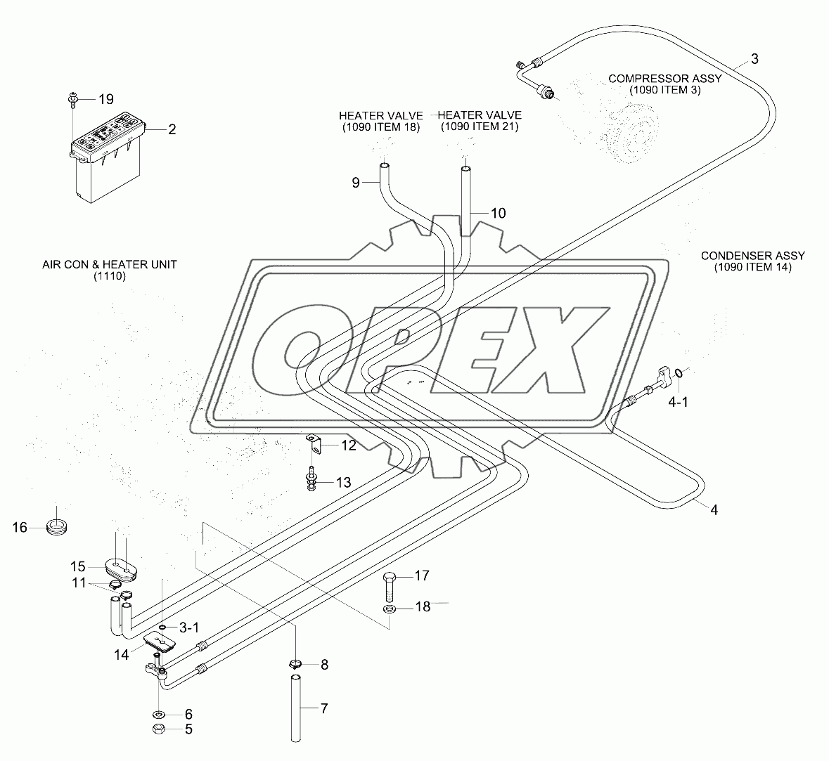 AIR CONDITIONER BOTTOM SUB