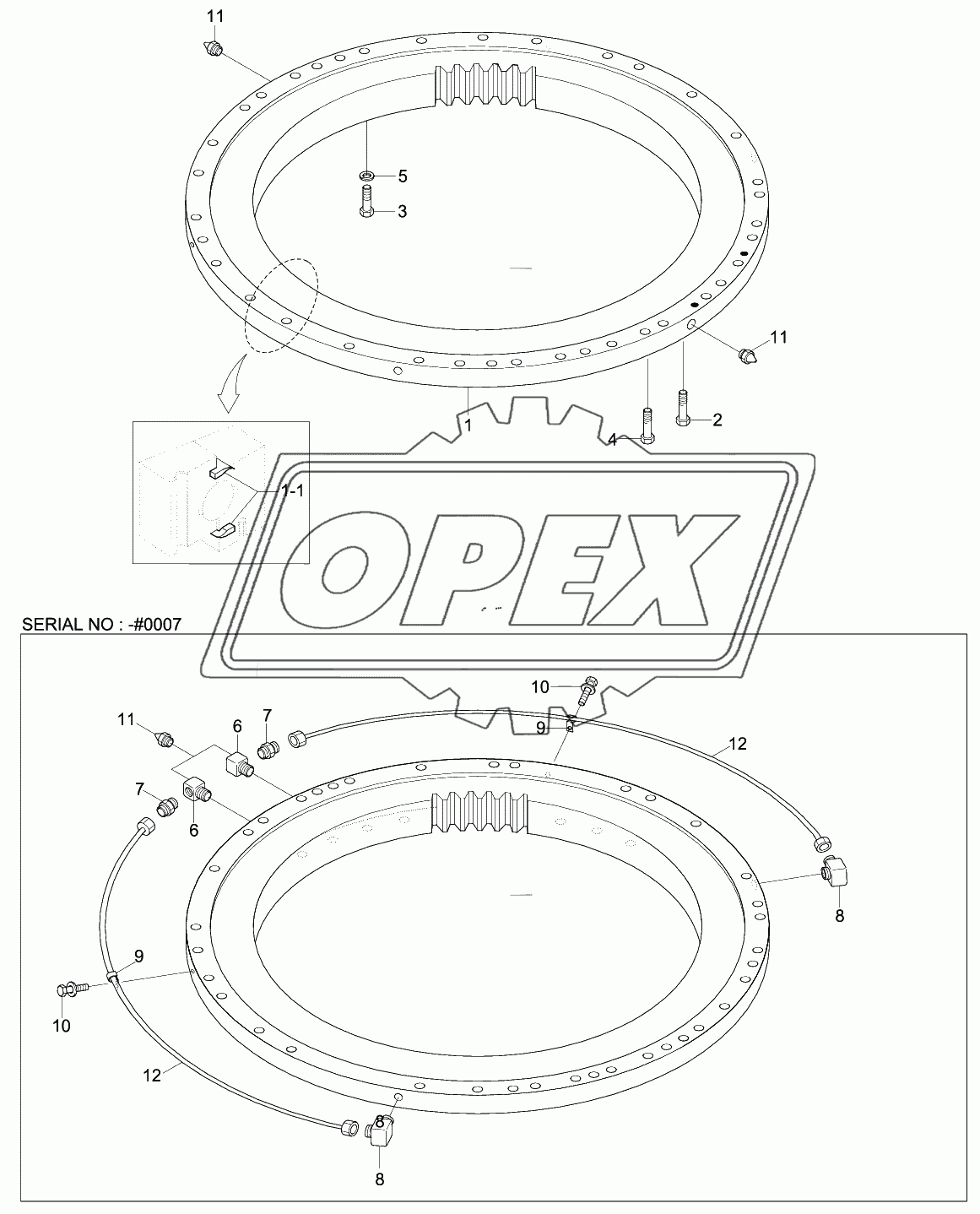 SWING RING GREASE LUB SYSTEM