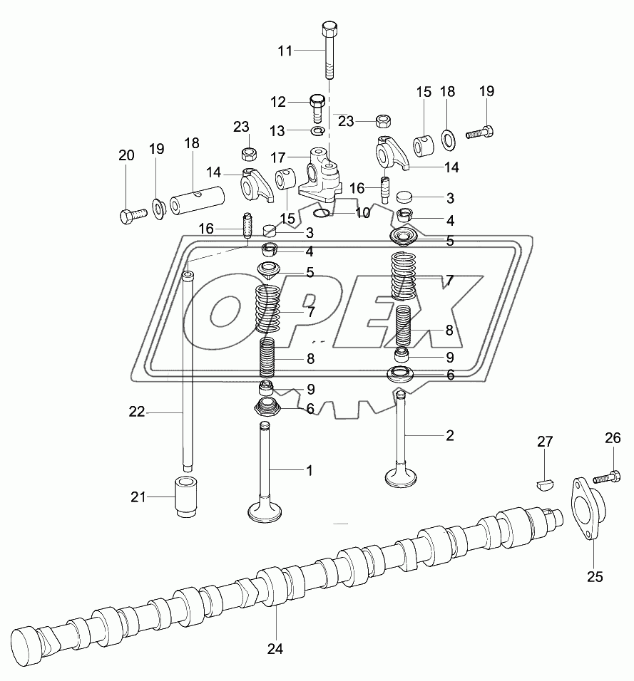 VALVE GEAR TRAIN