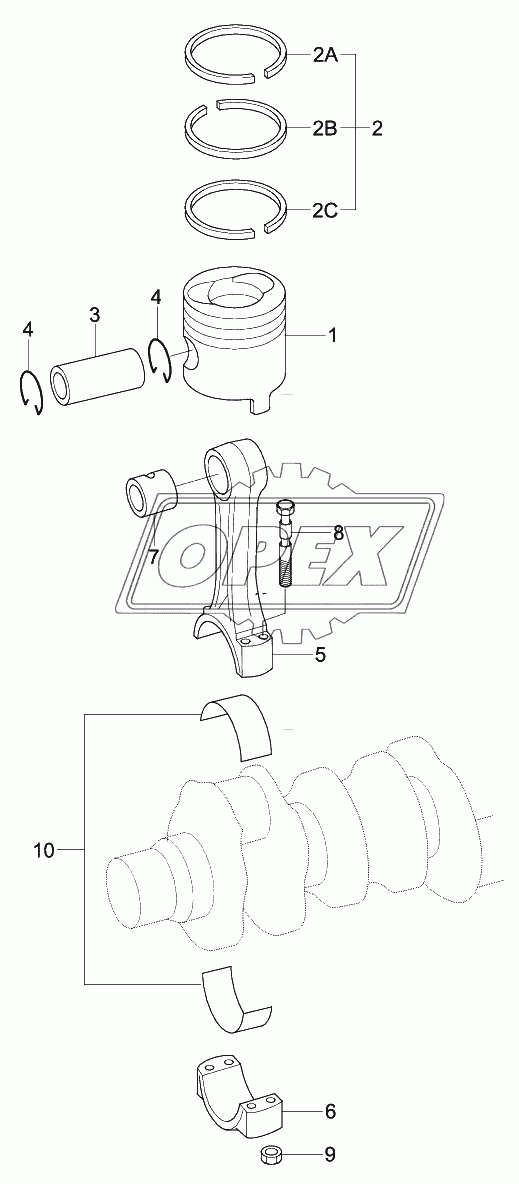 PISTON & CONNECTING ROD