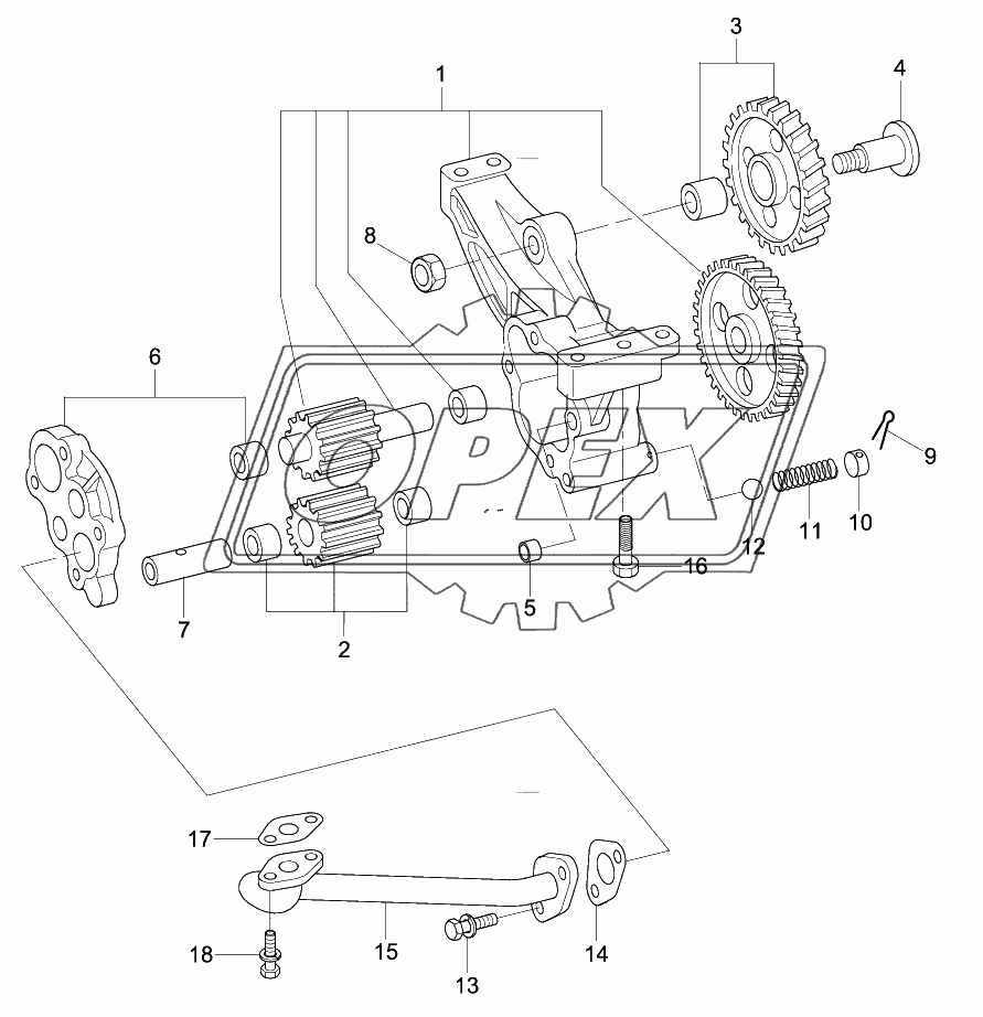 OIL PUMP & GEAR TRAIN