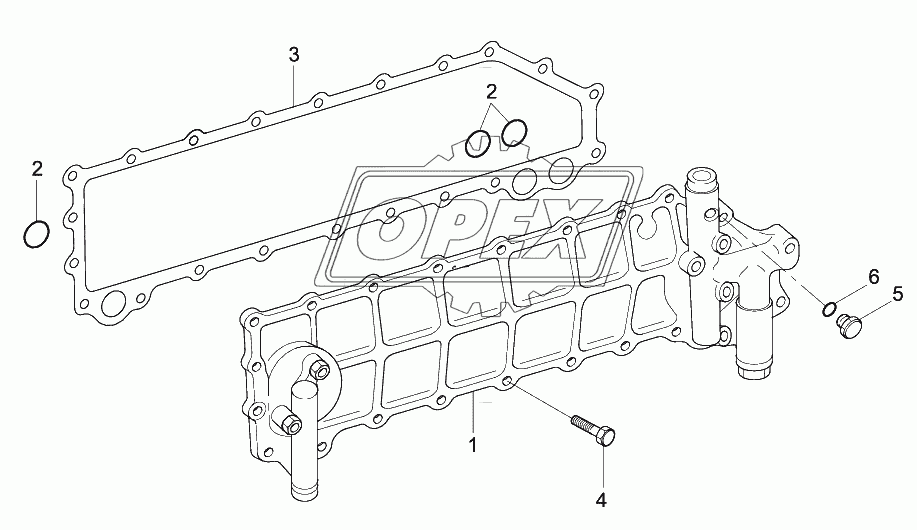 OIL COOLER MOUNTING