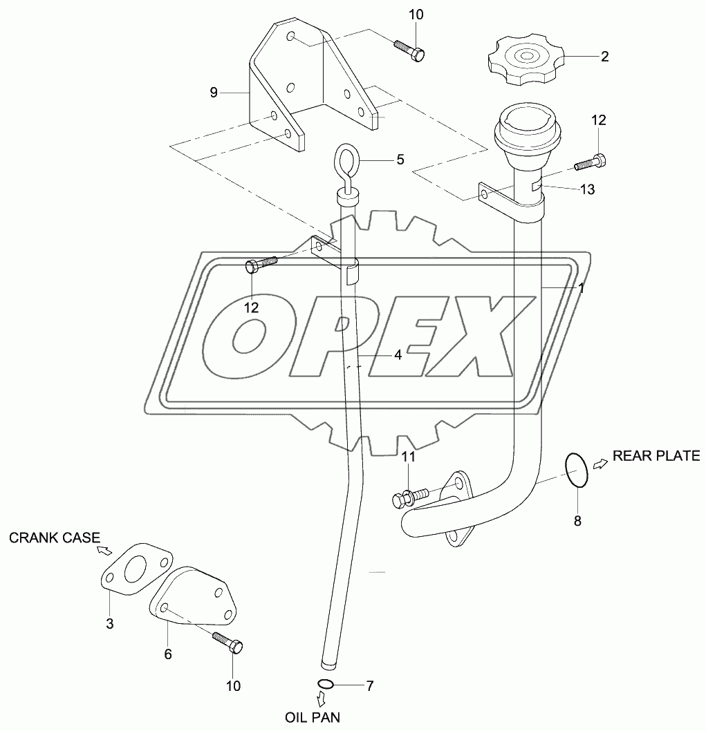 OIL FILLER & GAUGE