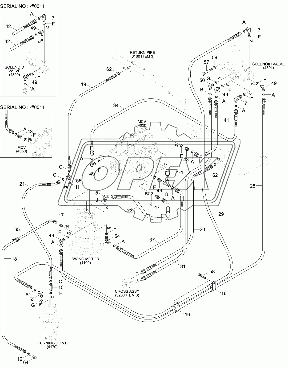 PILOT HYD PIP (BASE1,CLUSTER TY1,MCV TY1)