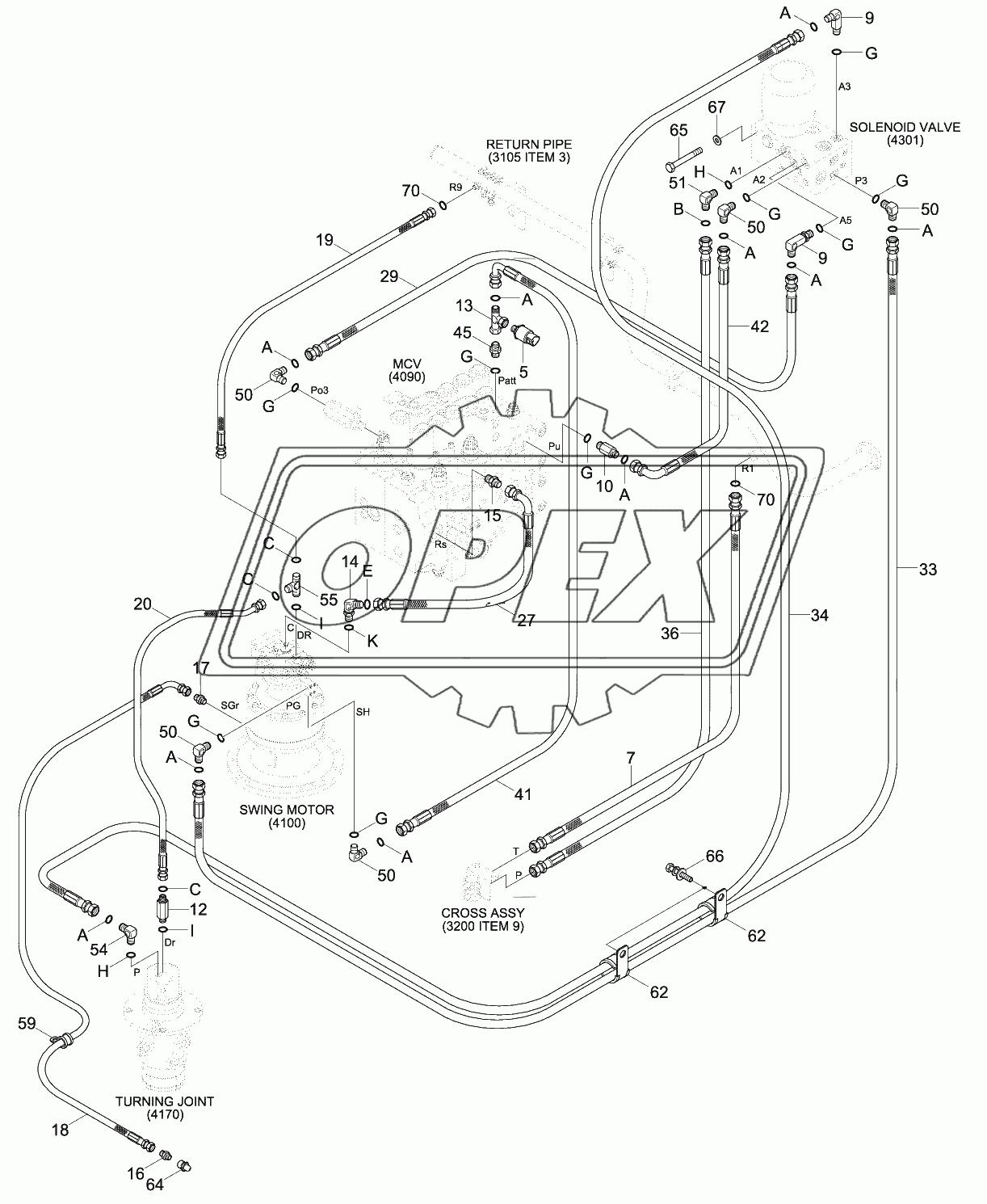 PILOT HYD PIP (BASE1,CLUSTER TY1,MCV TY2)