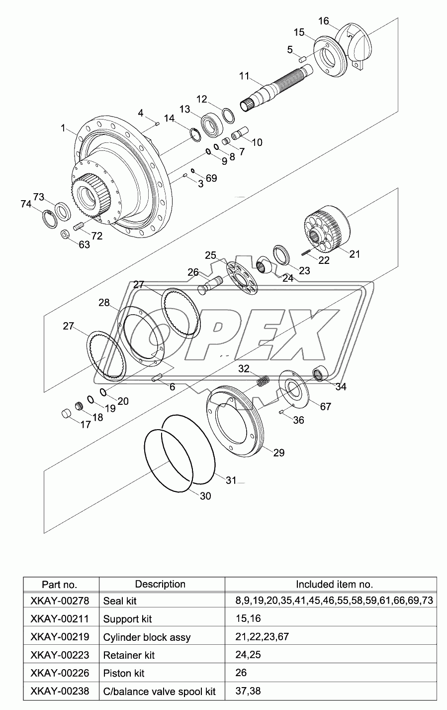 TRAVEL MOTOR (2/2)